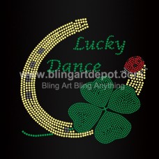 Lucky Dance Rhinestone Irish Heat Transfers